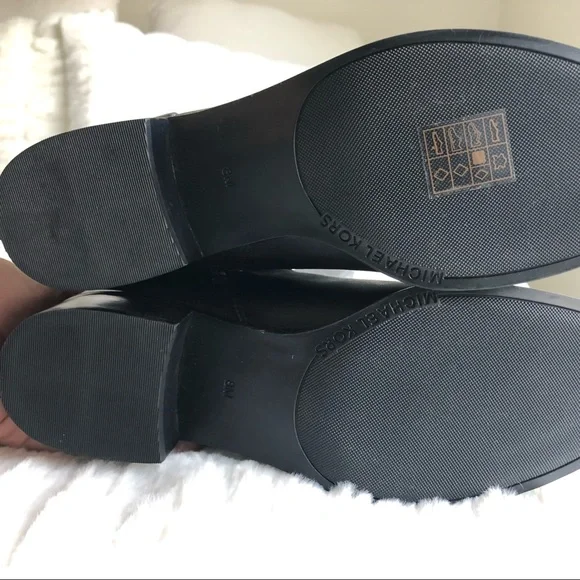 MICHAEL Michael Kors Heather Boot Wide Calf Black Boots - Size 8 - Picture 11 of 14